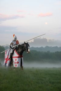 Knight in the mist
